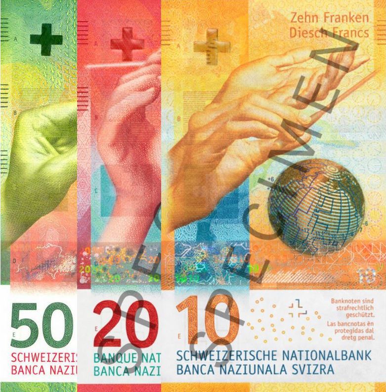 New Swiss Franc Banknotes