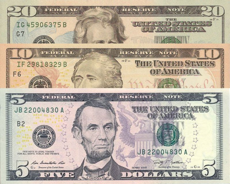 New United States Dollar Banknotes