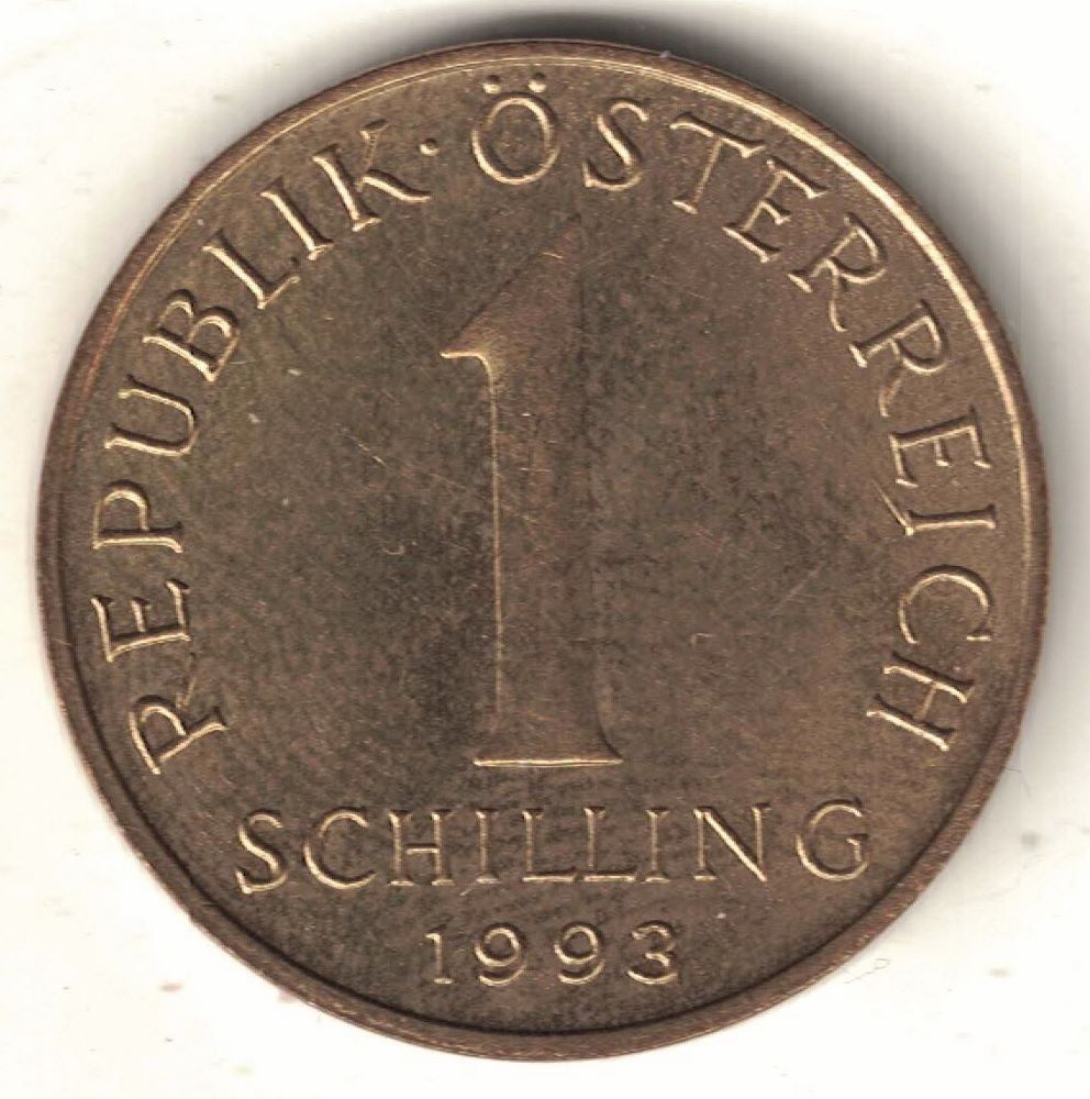 Austrian 1 Schilling Old Coin