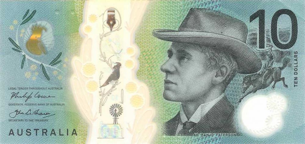 Australian 10 Dollar New Note