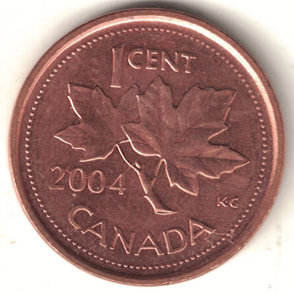 Canadian 1 Cent Old Coin