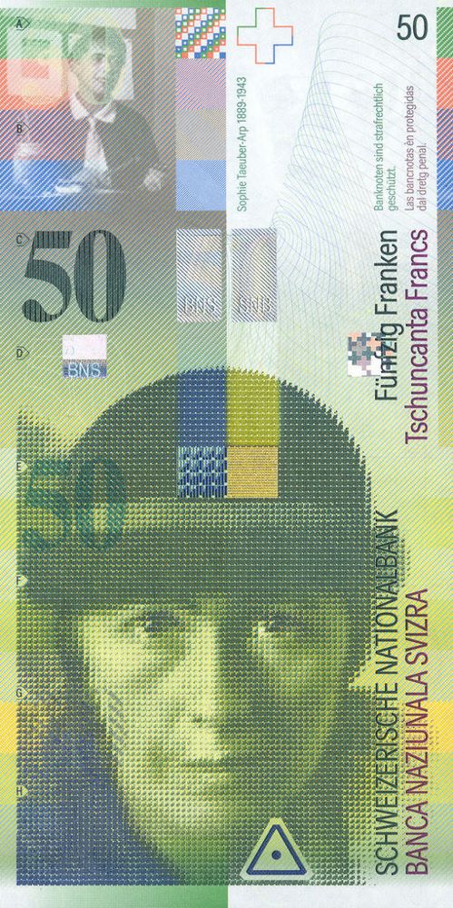 Old Swiss Franc Banknotes