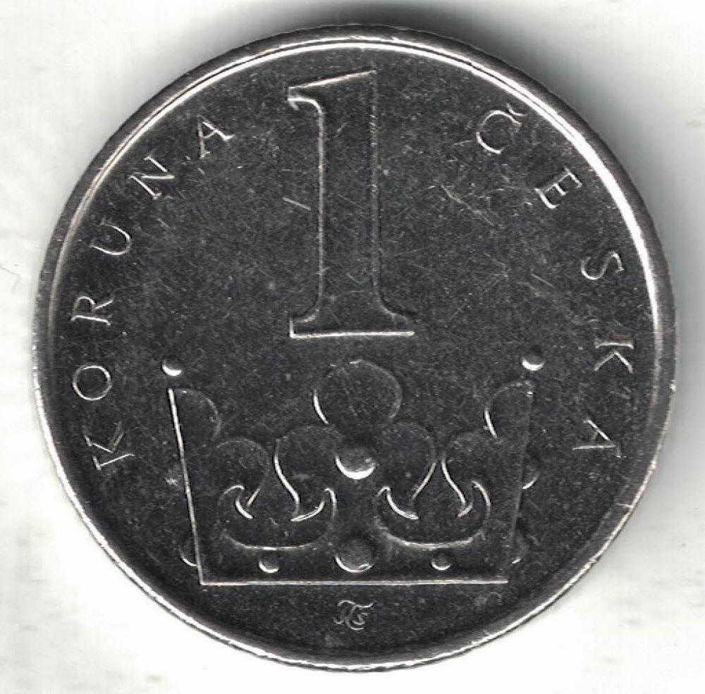 Czech 1 Korun New Coin