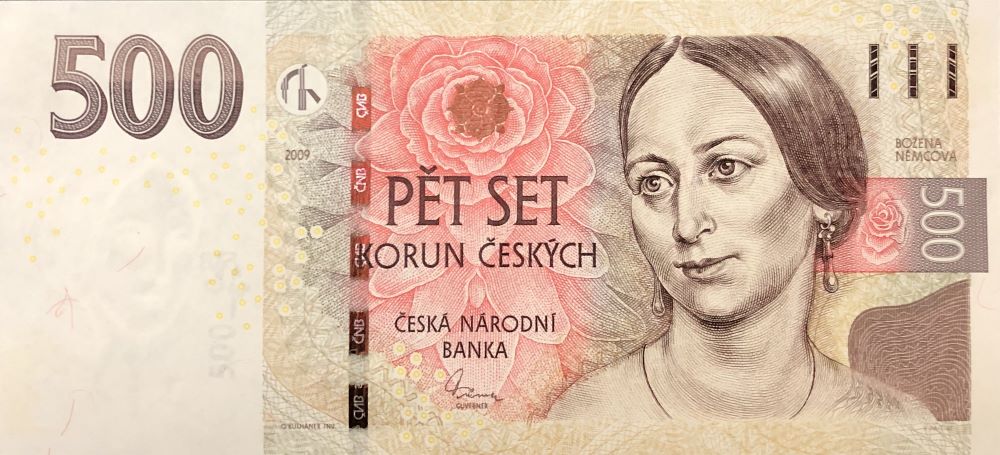 Czech 500 Korun New Note