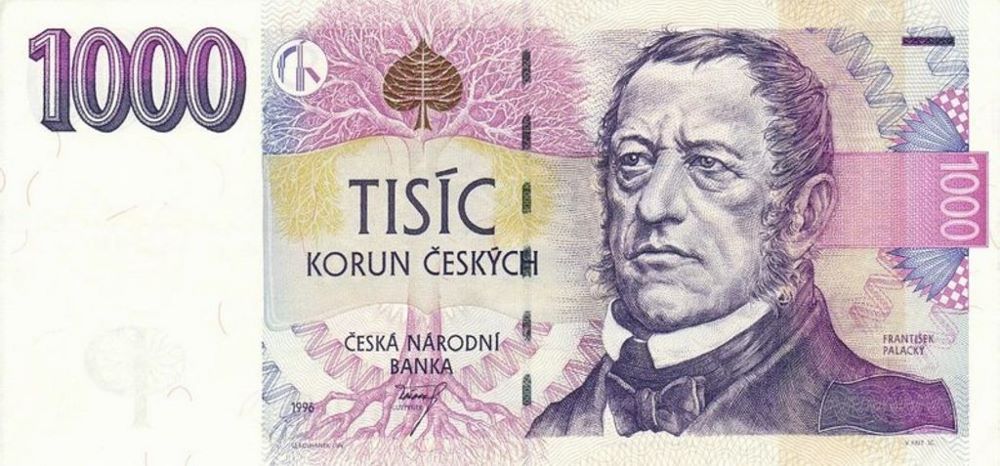 Czech 1000 Korun Old Note