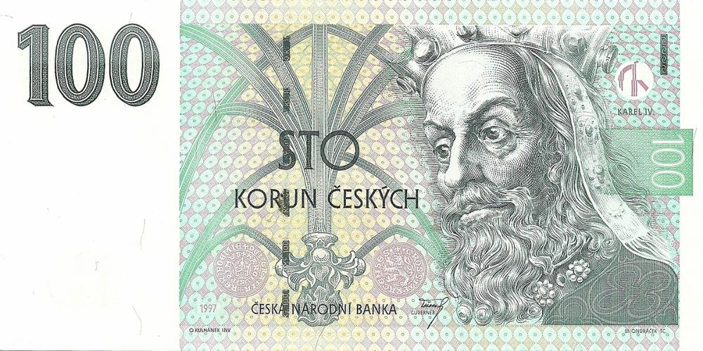 Czech 100 Korun Old Note