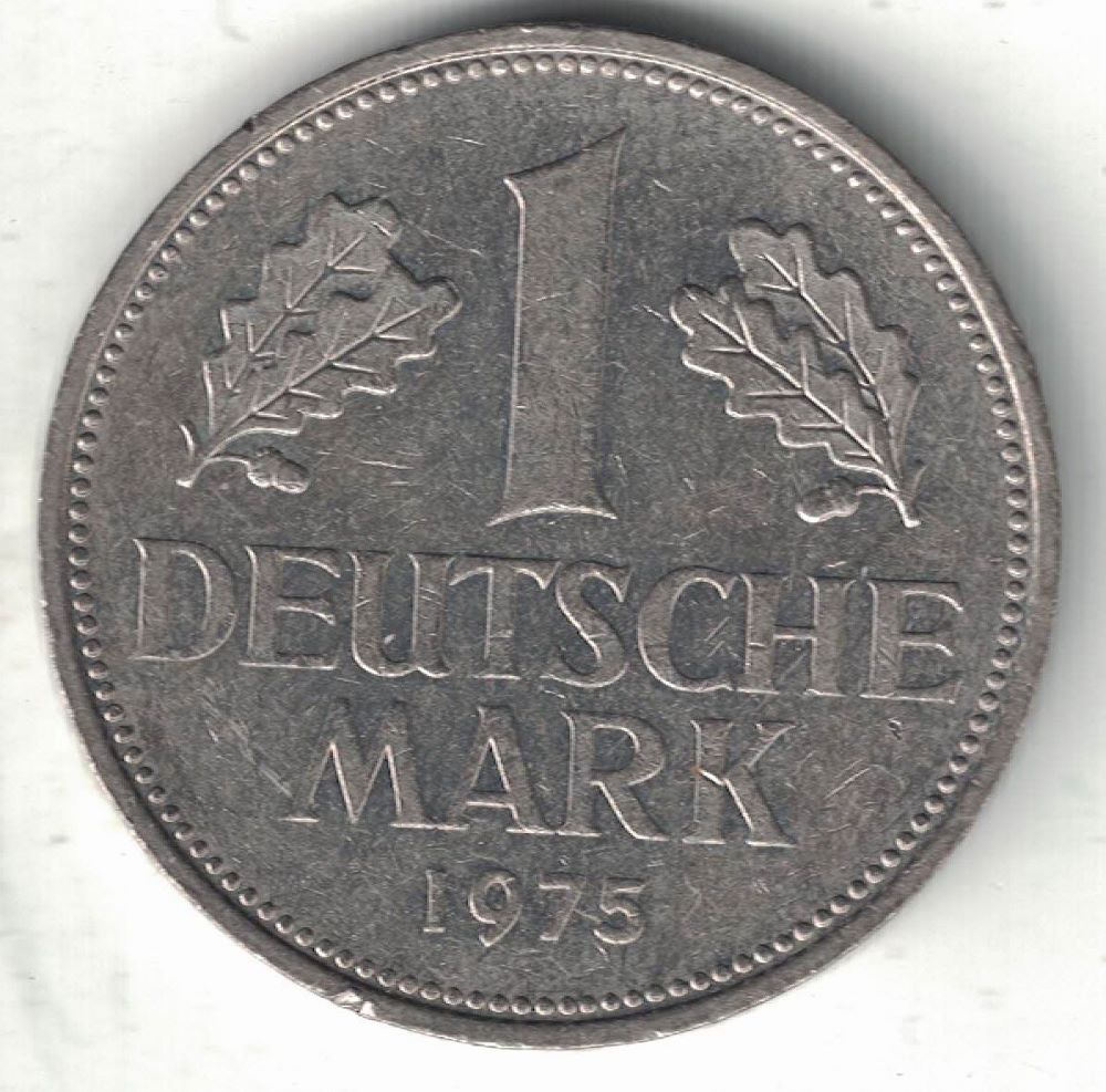 German 1 Mark Old Coin