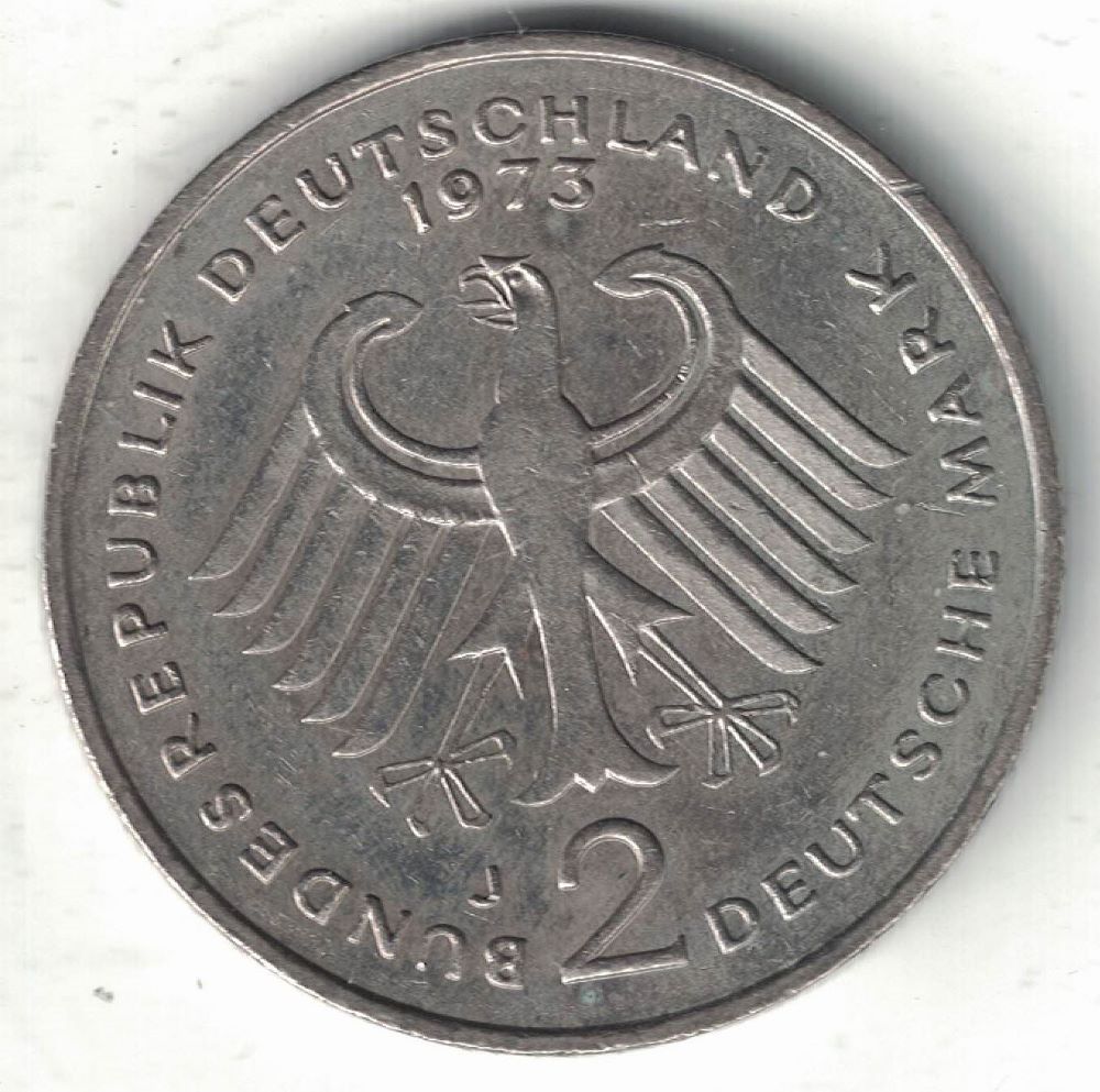 German 2 Mark Old Coin