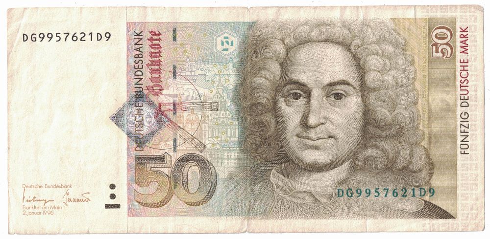 German 50 Mark Old Note