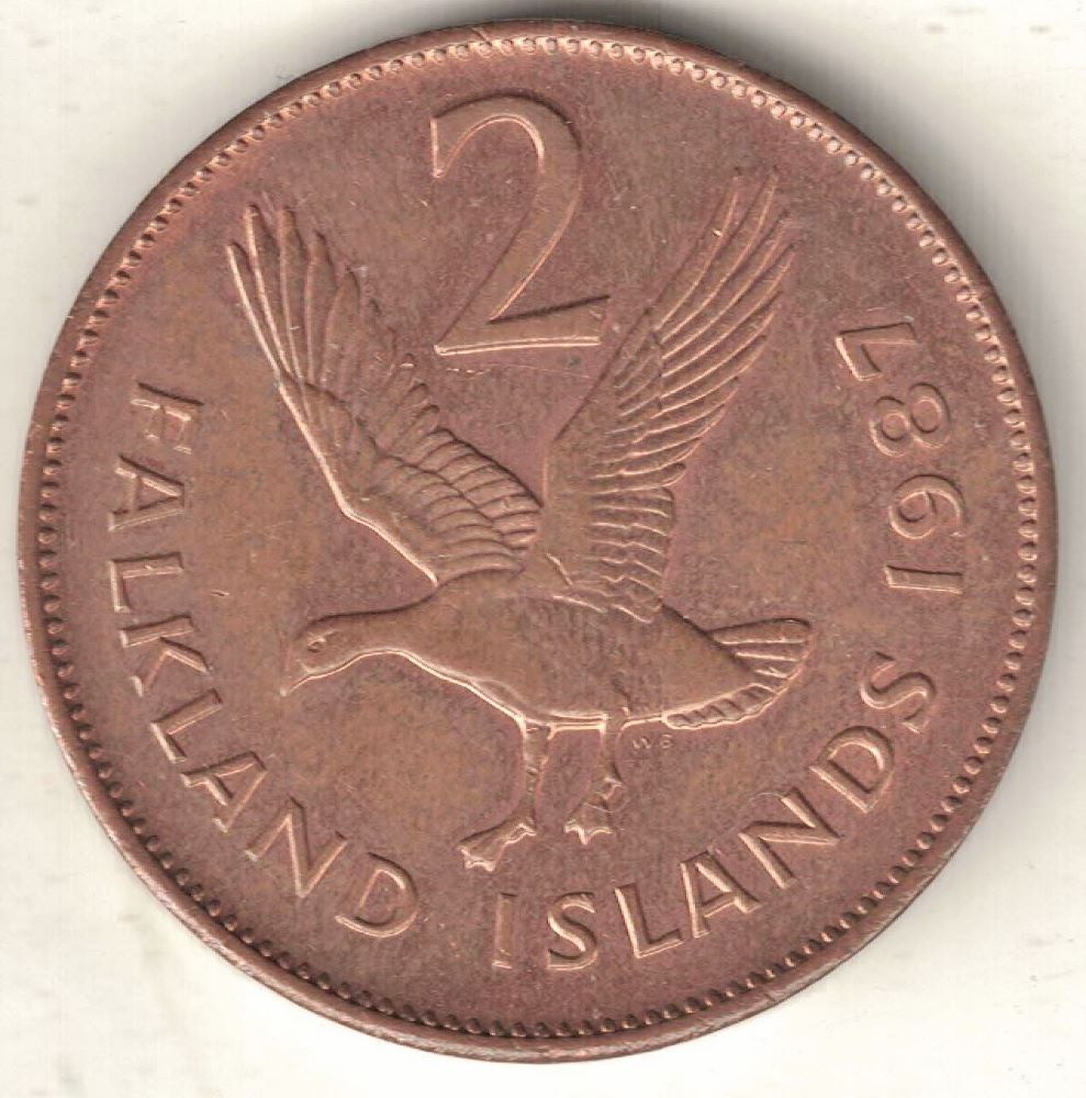 Falklands 2 Pence New Coin