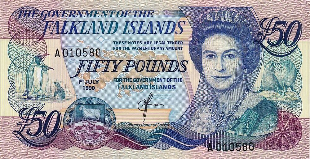 Falklands 50 Pound New Note