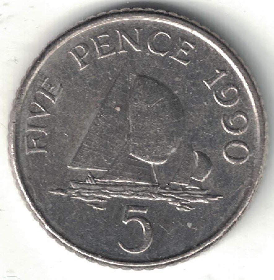 Guernsey 5 Pence New Coin