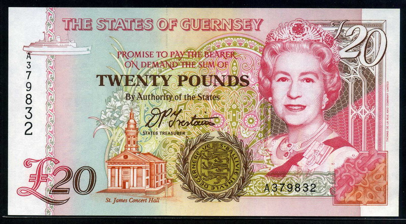 Guernsey 20 Pound New Note