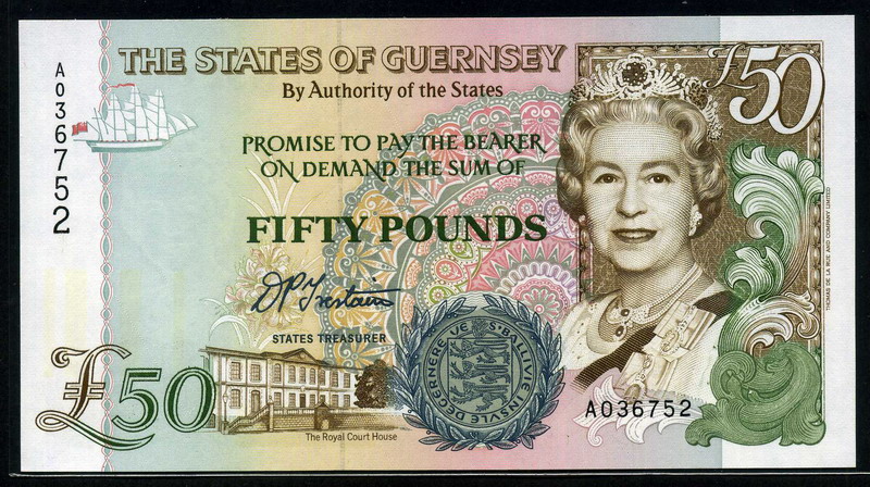 Guernsey 50 Pound New Note