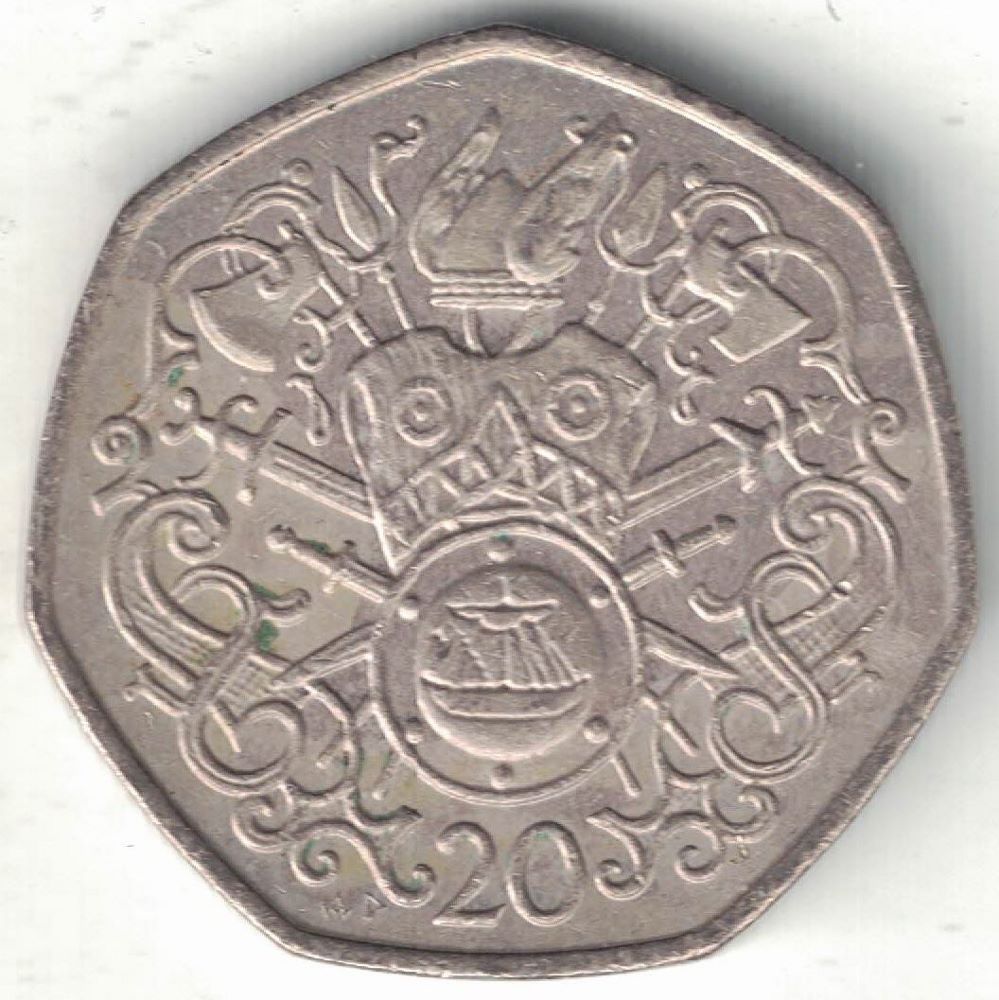 Isle of Man 20 Pence New Coin