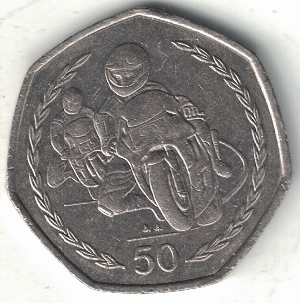 Isle of Man 50 Pence New Coin