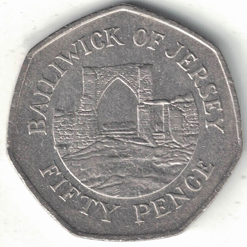 Jersey 50 Pence New Coin