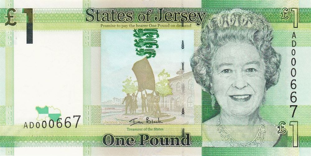 Jersey 1 Pound New Note