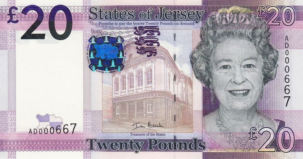 Jersey 20 Pound New Note