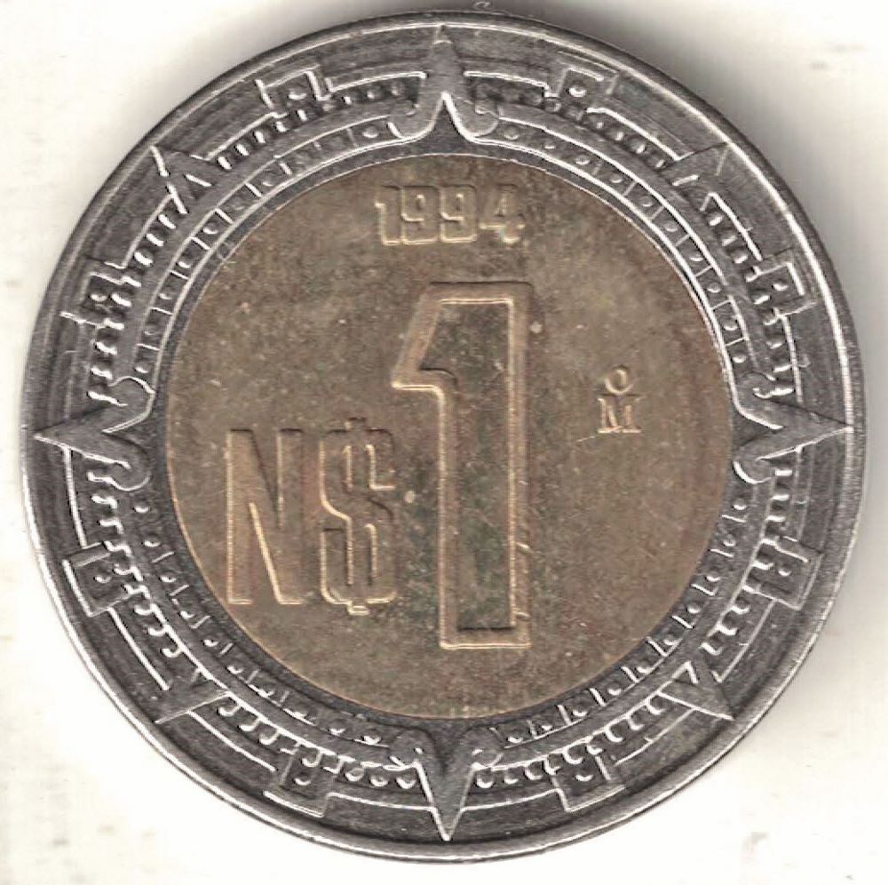 Mexican 1 Peso New Coin