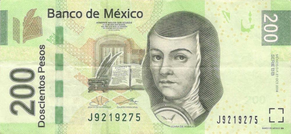 Mexican 200 Pesos Old Note