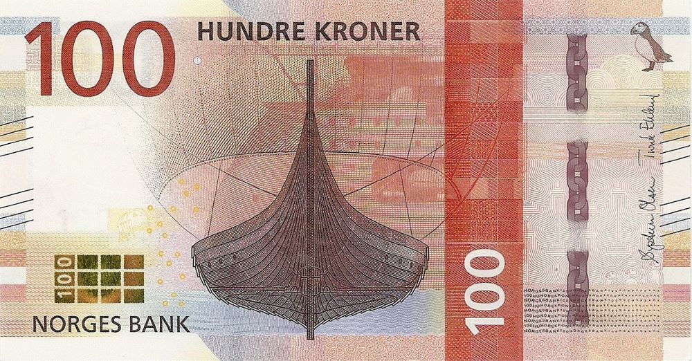 Norwegian 100 Kroner New Note