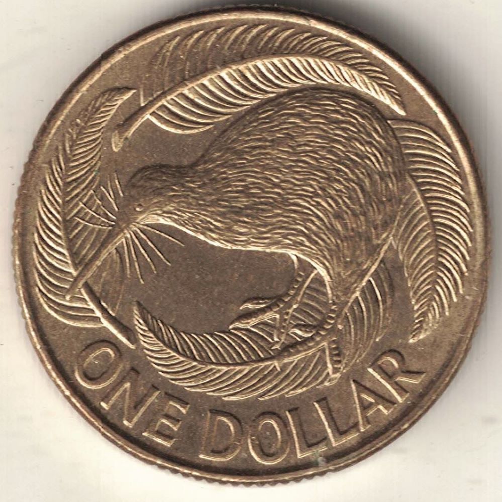 New Zealand 1 Dollar New Coin