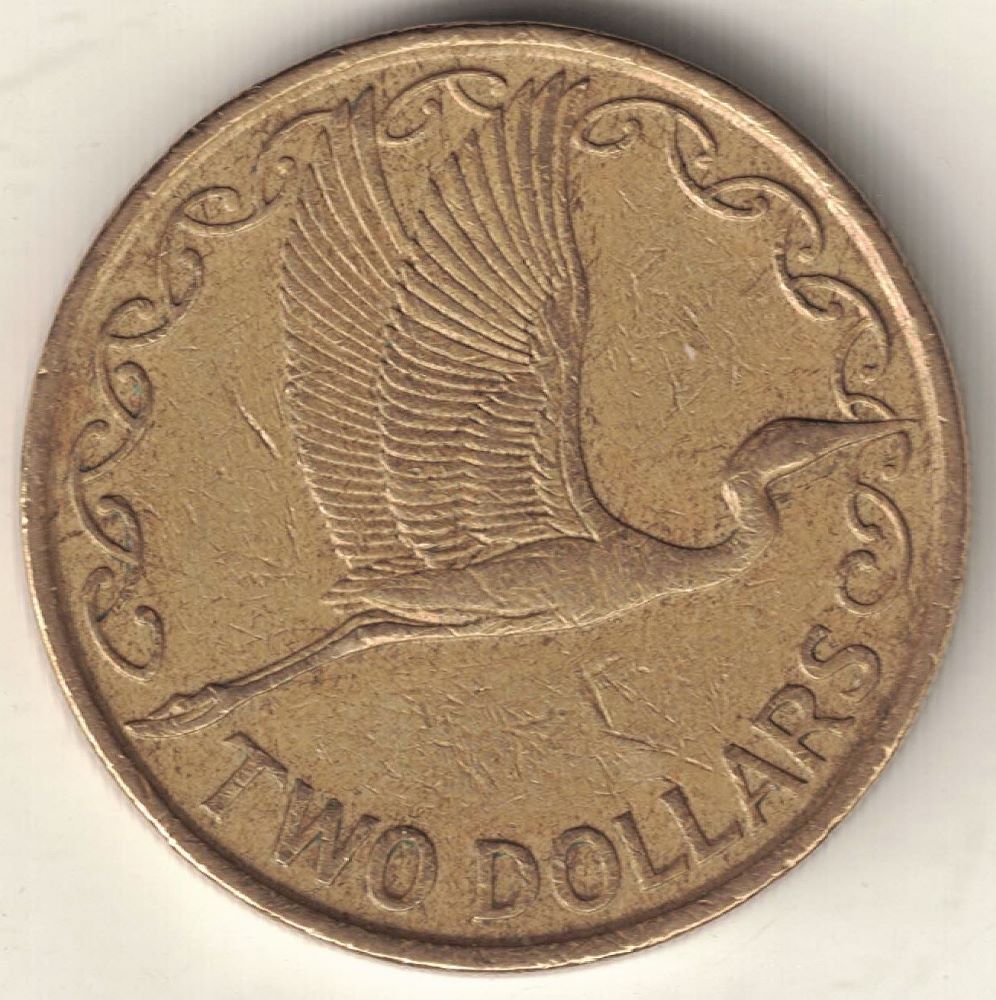 New Zealand 2 Dollar New Coin