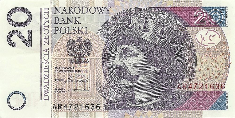 Polish money on sale