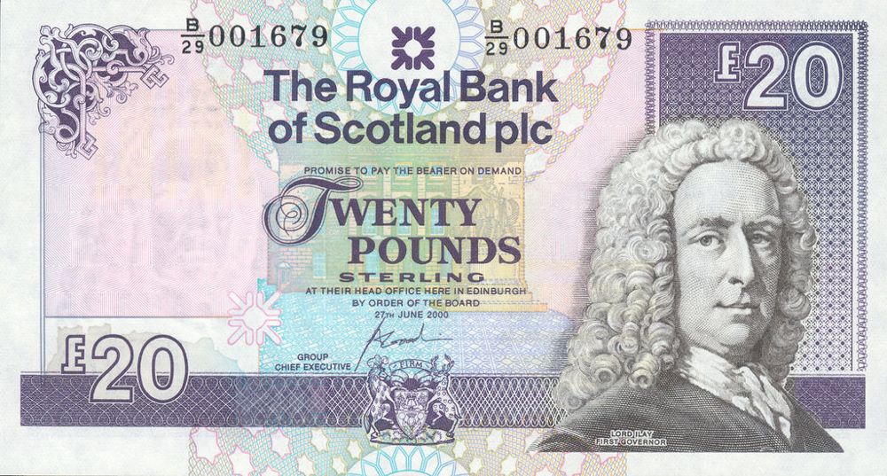 Scottish 20 Pound Old Note