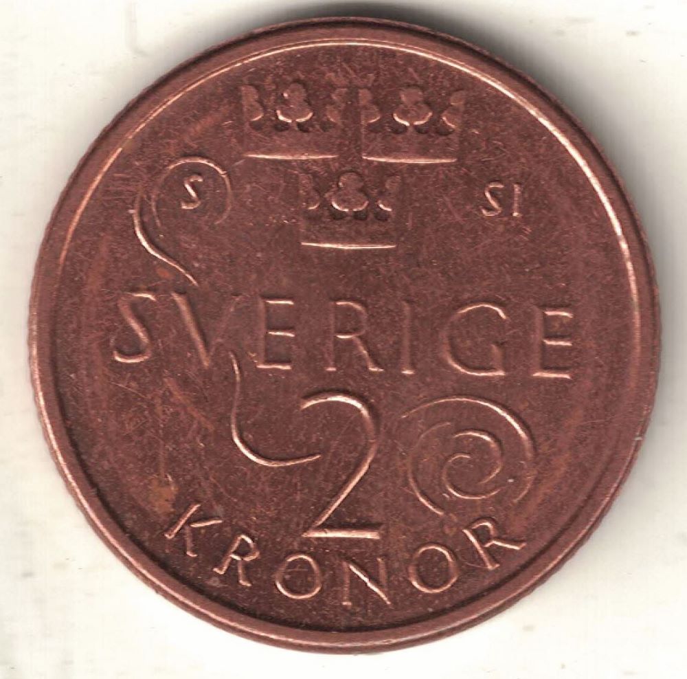 Swedish 2 Kronor New Coin