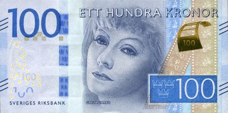 Swedish 100 Kronor New Note