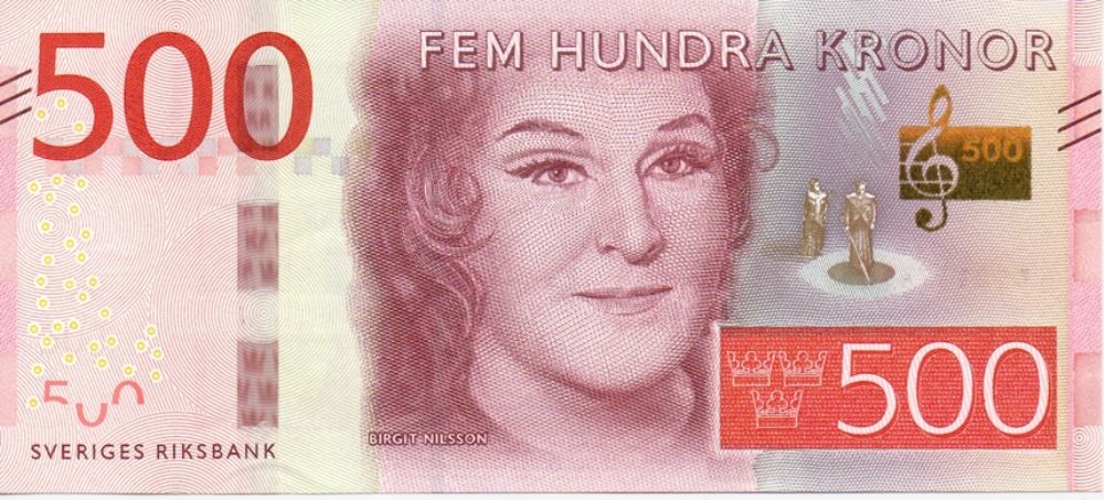 Swedish 500 Kronor New Note