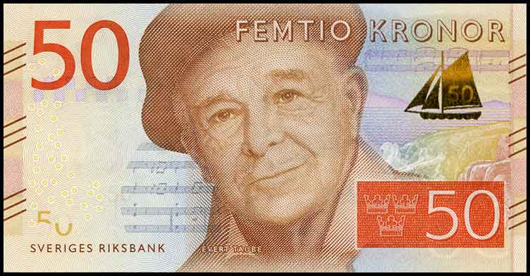 Swedish 50 Kronor New Note