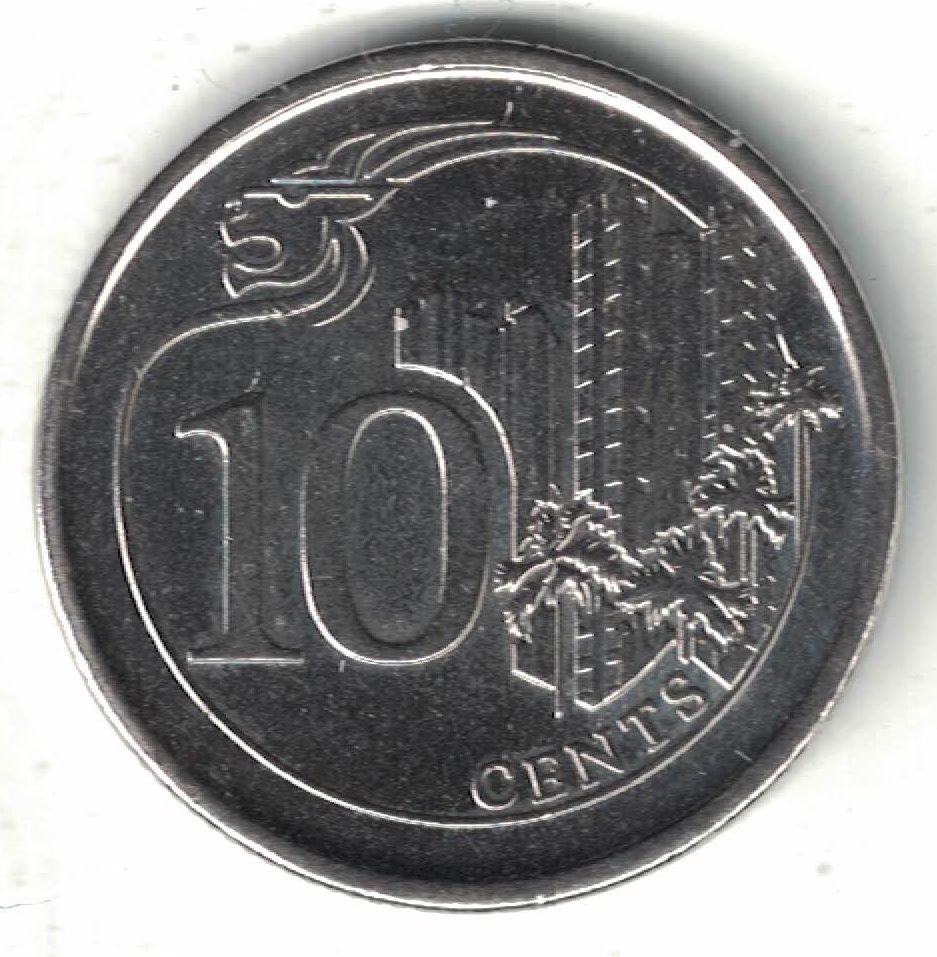 Singapore 10 Cent New Coin