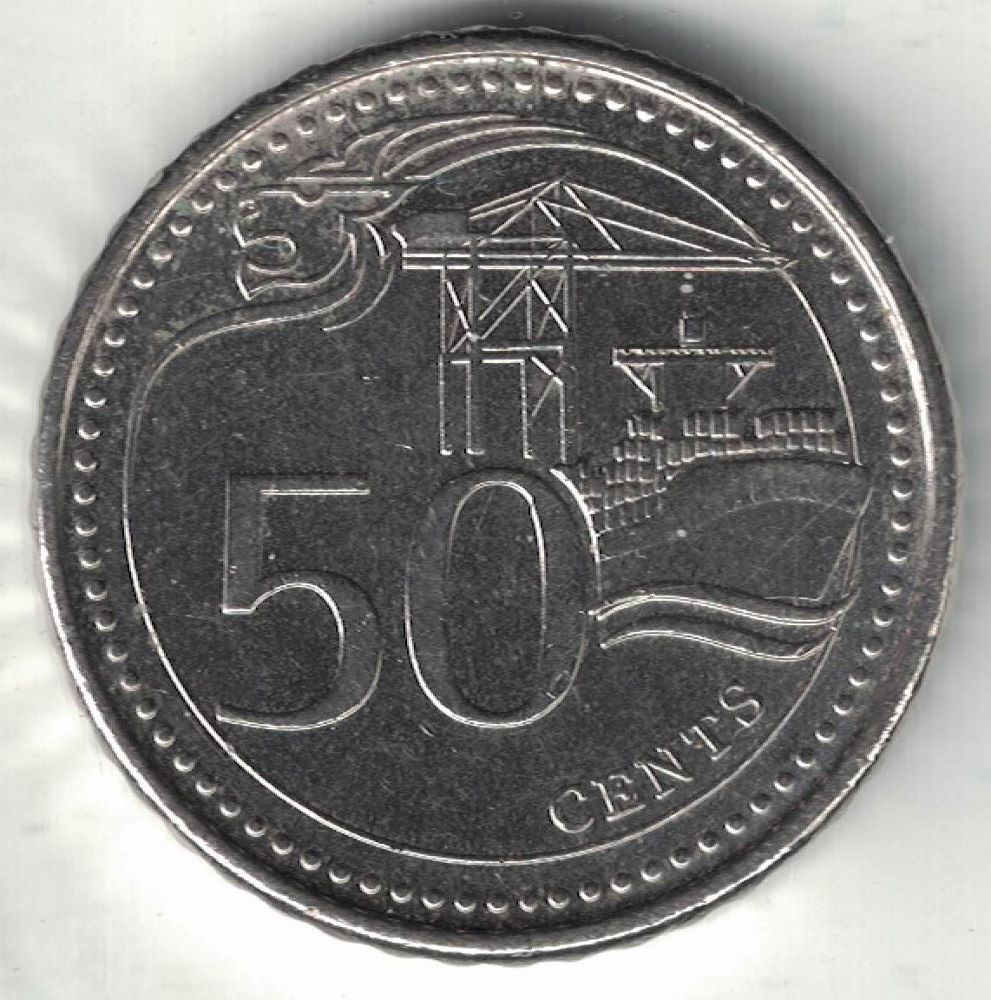 Singapore 50 Cent New Coin