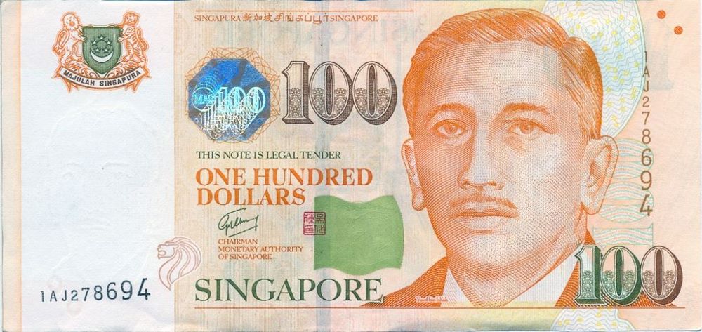 Singapore 100 Dollar New Note