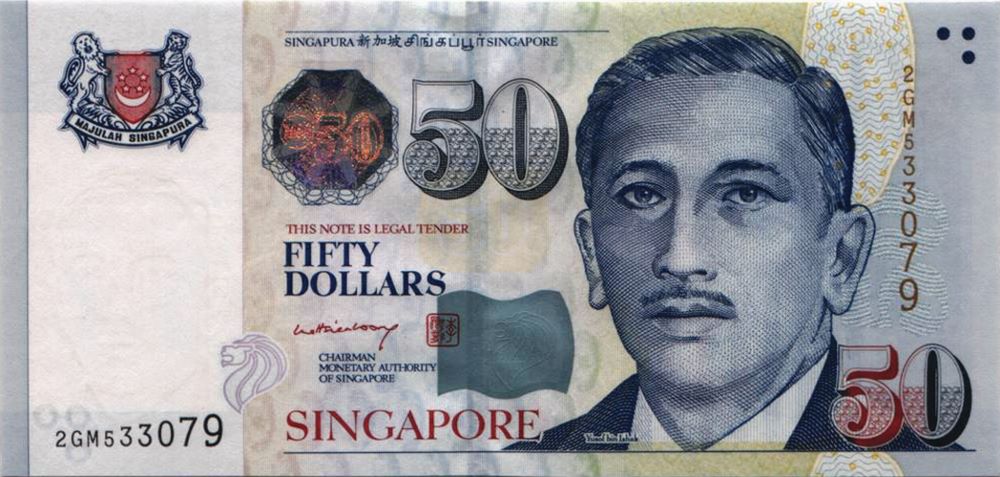 Singapore 50 Dollar New Note