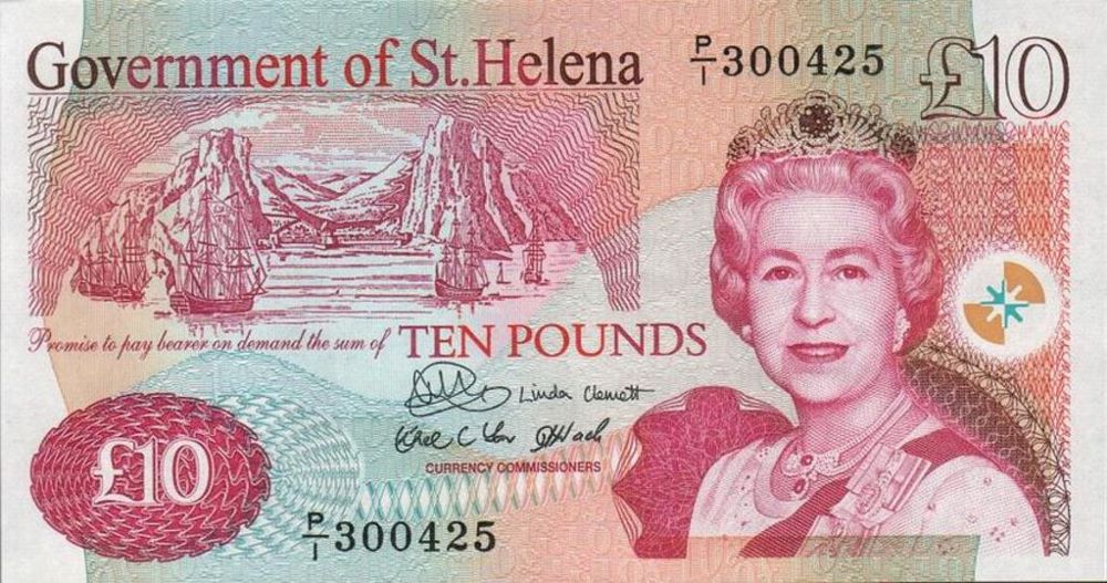 St Helena 10 Pound New Note