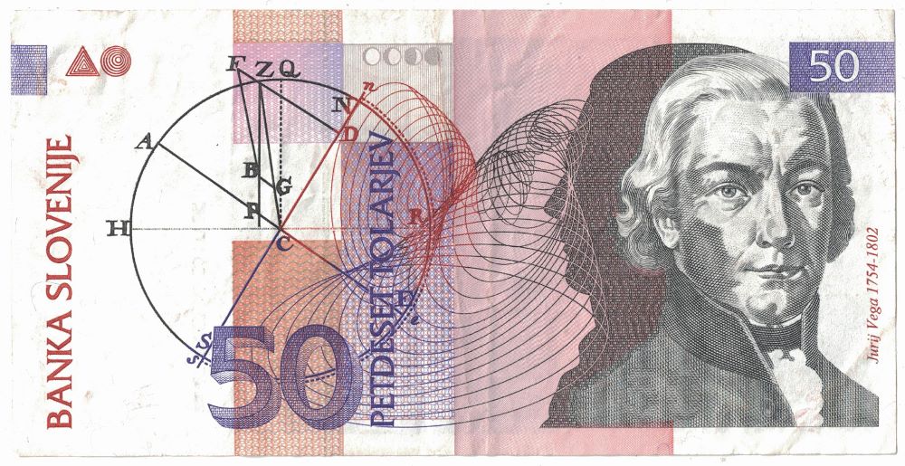 Slovenian 50 Tolar Old Note