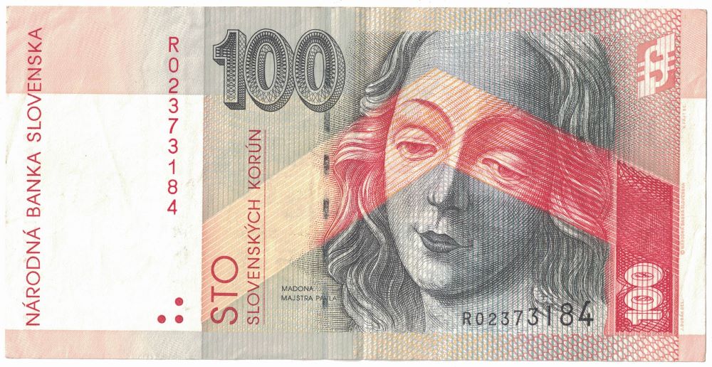 Slovakian 100 Korun Old Note