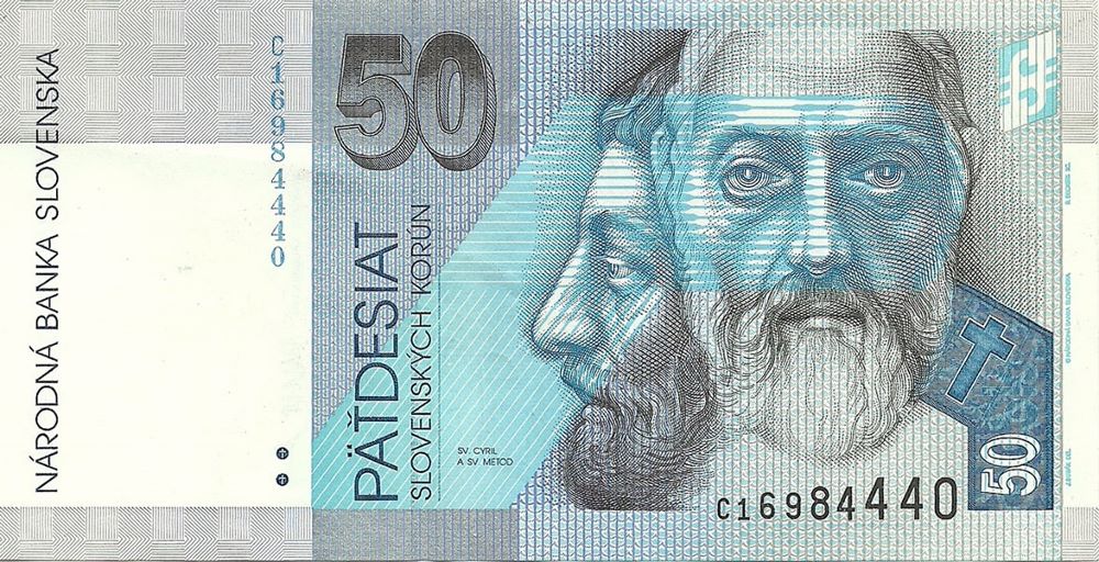 Slovakian 50 Korun Old Note