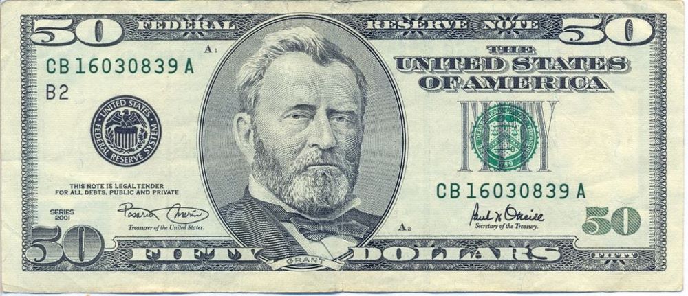 Old deals dollar bills